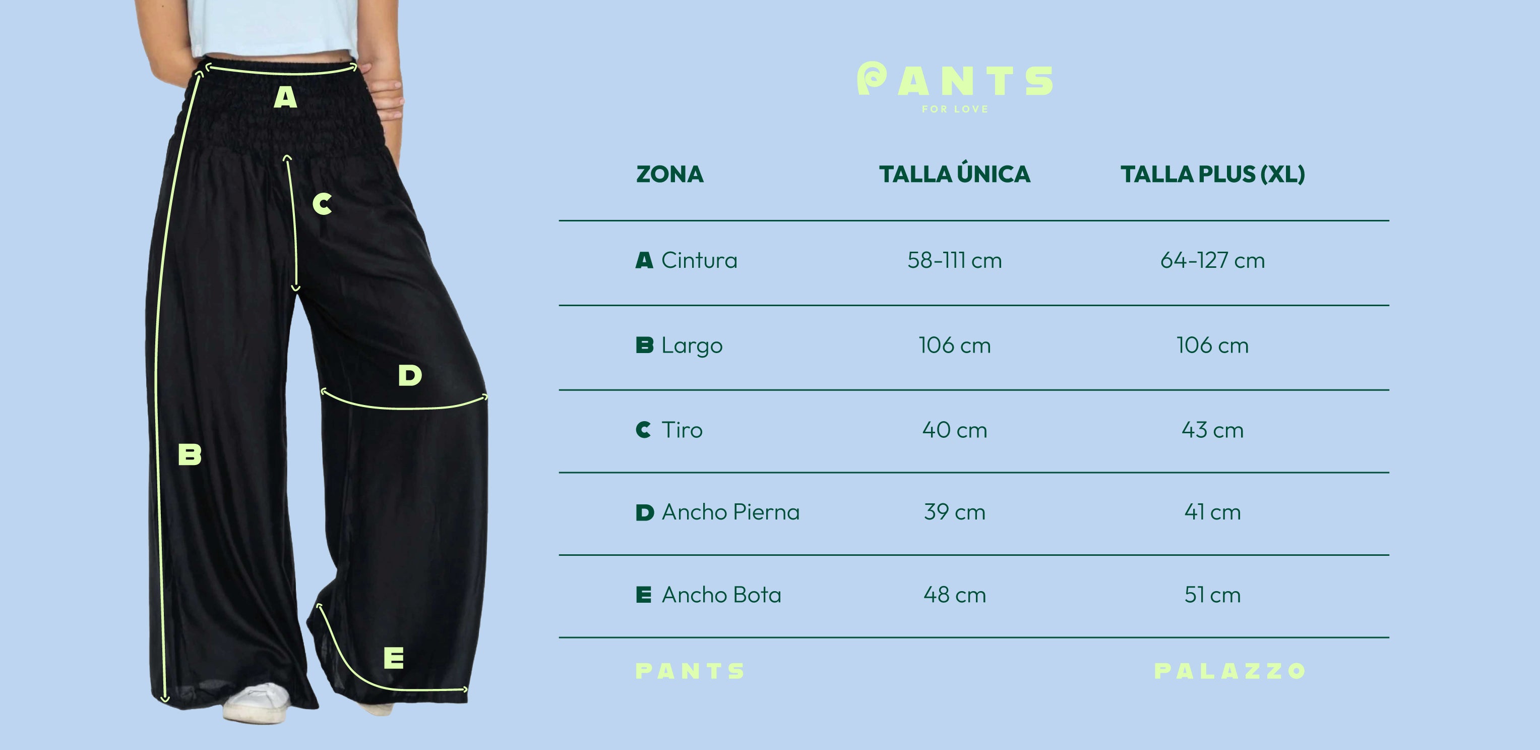 Guía de tallas