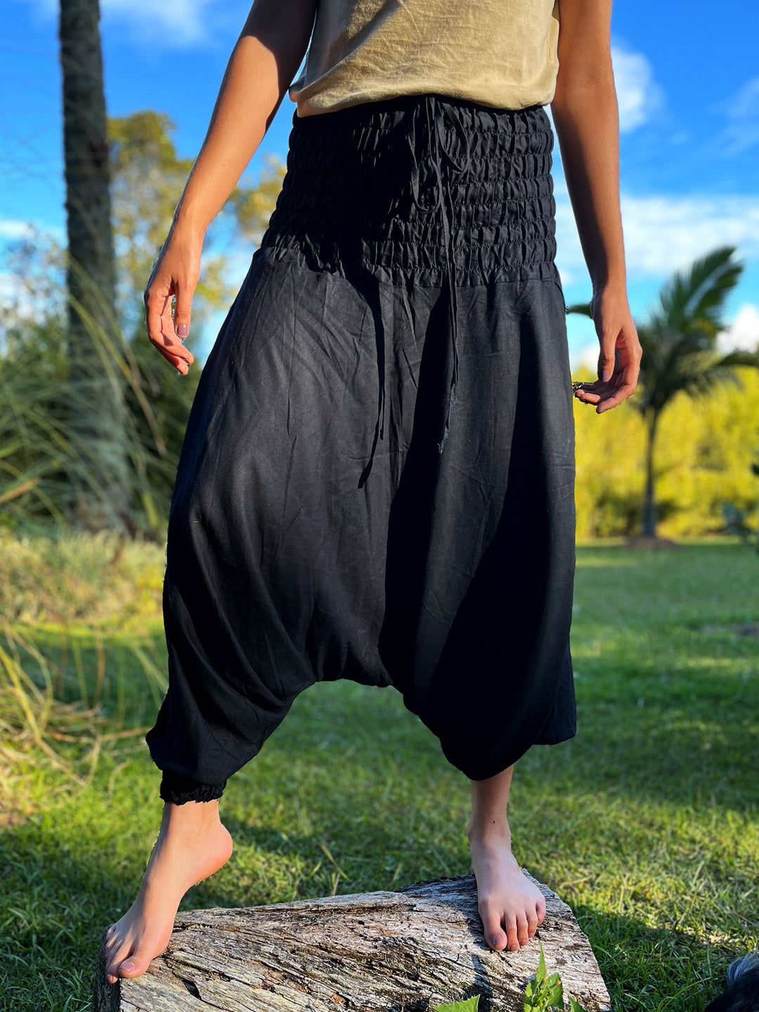 Boho Vana Negro - Pantsforlove Pantalones anchos, pantalones yoga