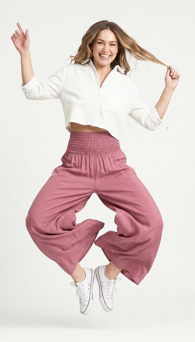 NUEVO: Pantalón Palazzo Magenta - Pantsforlove Pantalones anchos, pantalones yoga