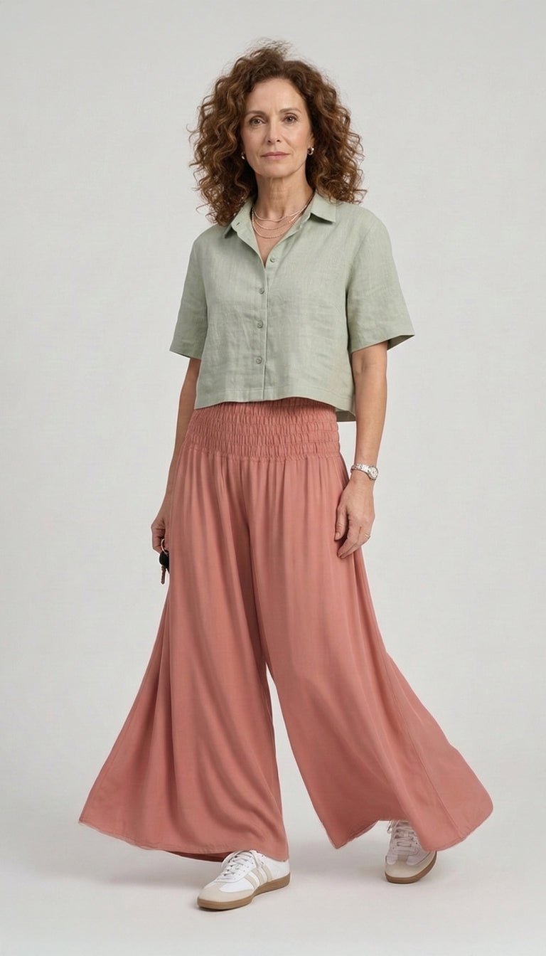 NUEVO: Pantalón Palazzo Old Rose - Pantsforlove Pantalones anchos, pantalones yoga