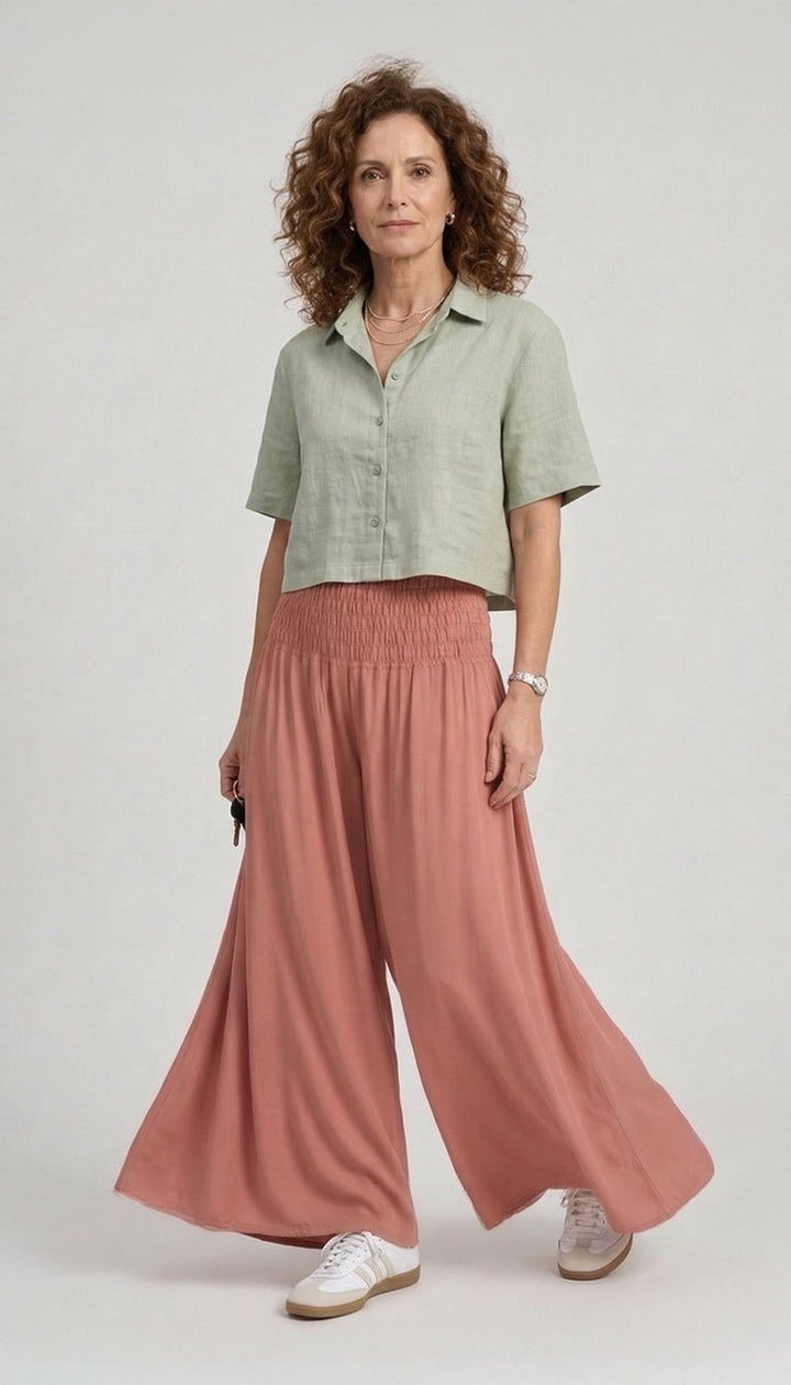 NUEVO: Pantalón Palazzo Old Rose - Pantsforlove Pantalones anchos, pantalones yoga