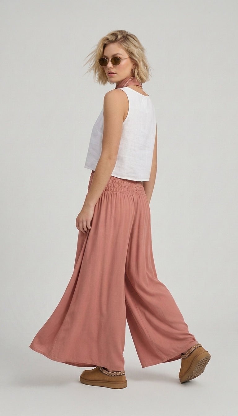 NUEVO: Pantalón Palazzo Old Rose - Pantsforlove Pantalones anchos, pantalones yoga