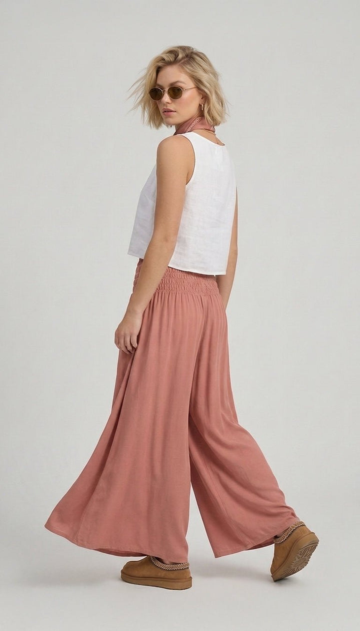 NUEVO: Pantalón Palazzo Old Rose - Pantsforlove Pantalones anchos, pantalones yoga