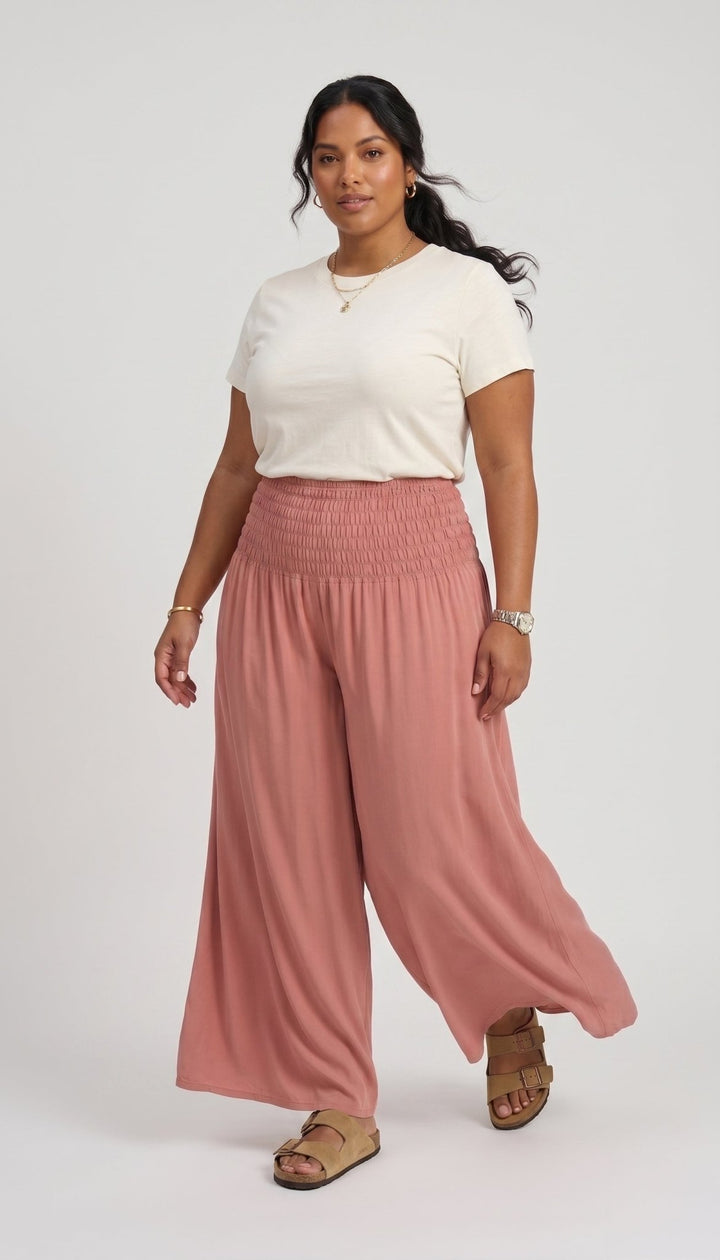 NUEVO: Pantalón Palazzo Old Rose - Pantsforlove Pantalones anchos, pantalones yoga