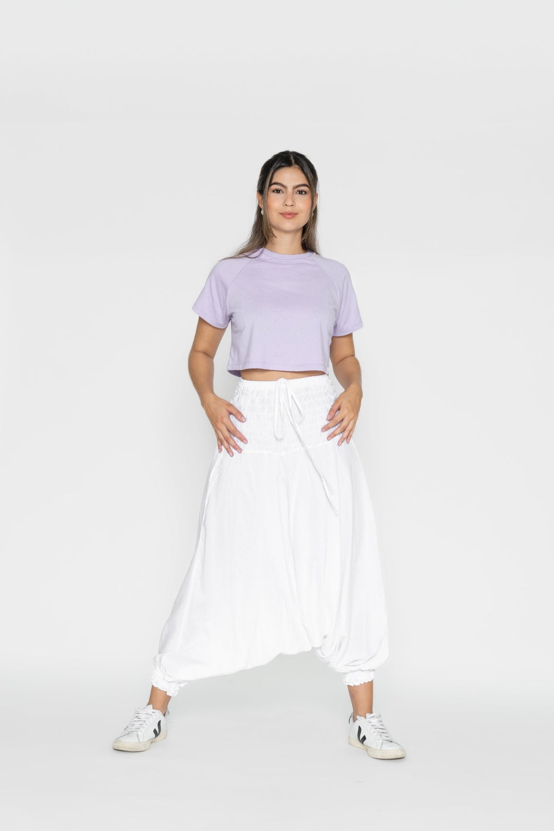 Pantalón Boho Vana Blanco - Pantsforlove Pantalones anchos, pantalones yoga