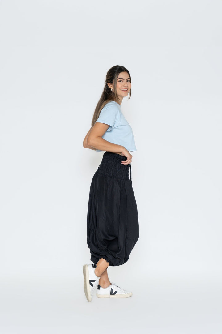 Pantalón Boho Vana Negro - Pantsforlove Pantalones anchos, pantalones yoga