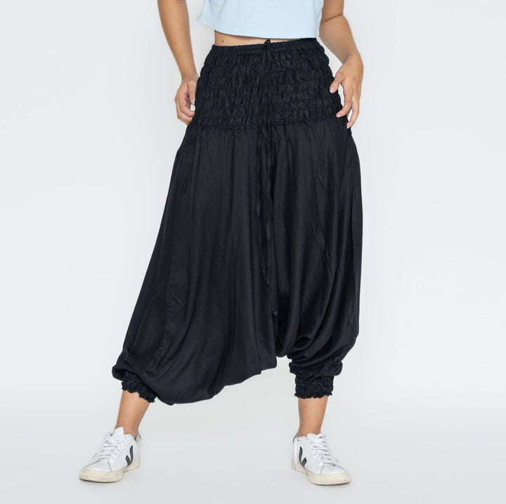 Pantalón Boho Vana Negro - Pantsforlove Pantalones anchos, pantalones yoga