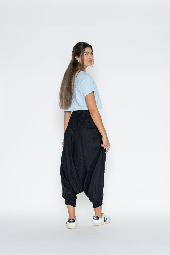 Pantalón Boho Vana Negro - Pantsforlove Pantalones anchos, pantalones yoga
