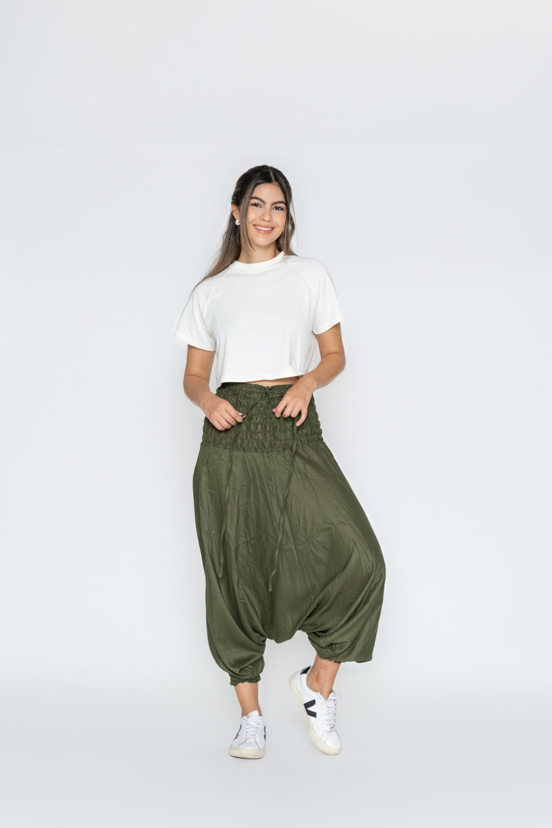 Pantalón Boho Vana Verde - Pantsforlove Pantalones anchos, pantalones yoga