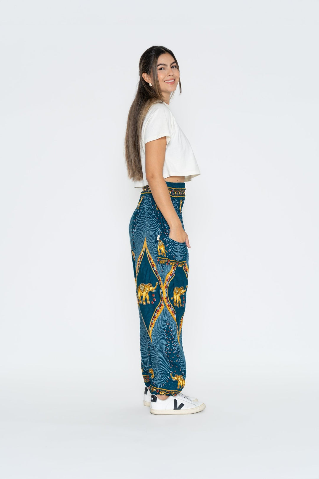 Pantalón Japa Azul Menta - Pantsforlove Pantalones anchos, pantalones yoga