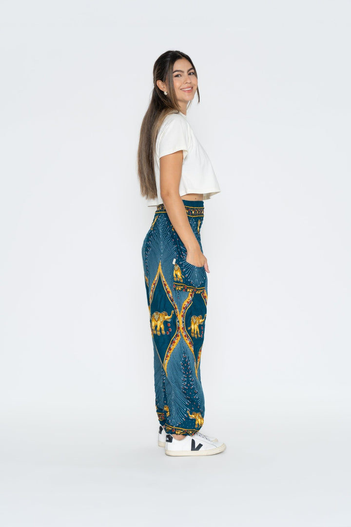 Pantalón Japa Azul Menta - Pantsforlove Pantalones anchos, pantalones yoga