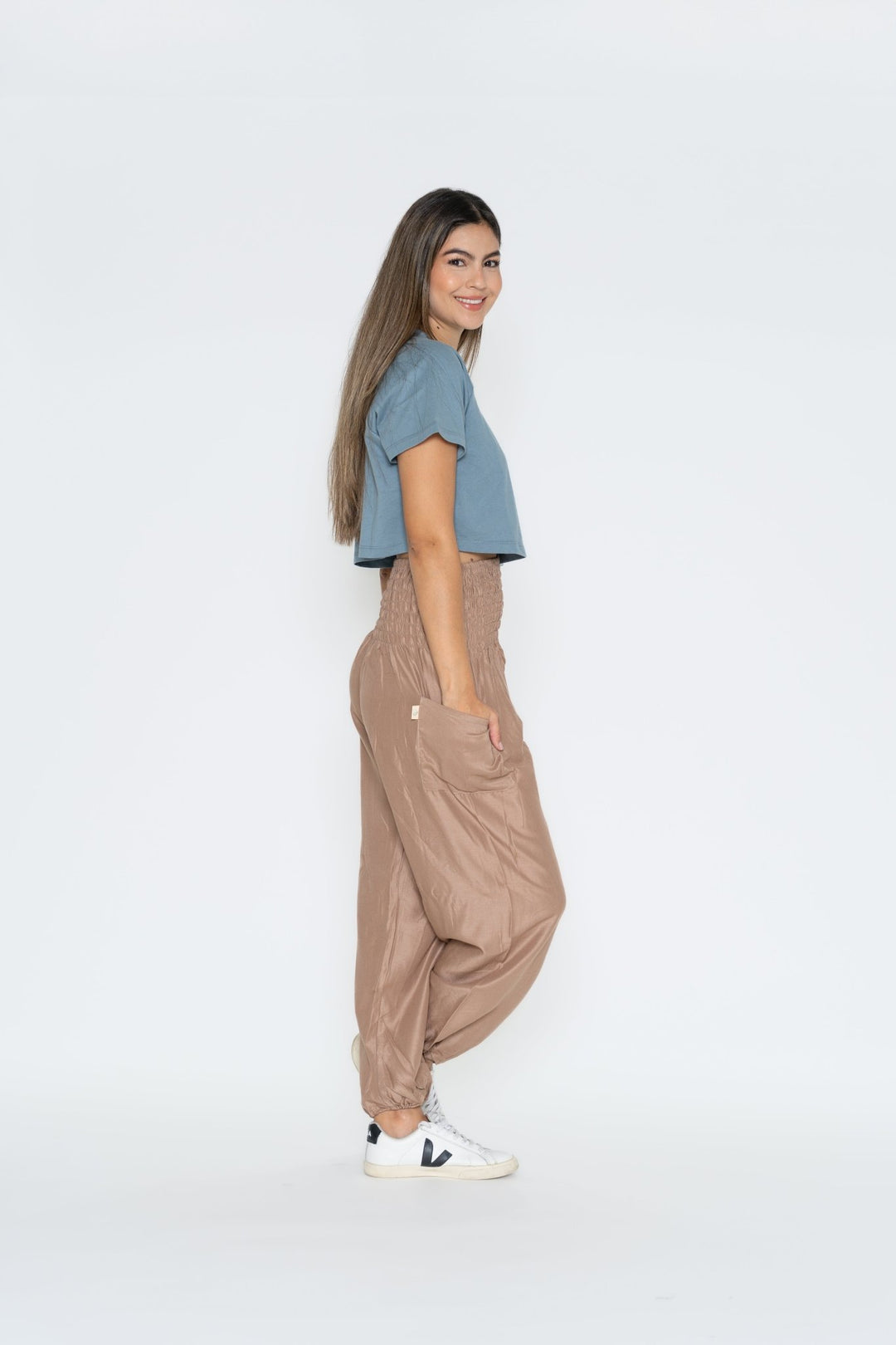 Pantalón Vana Beige - Pantsforlove Pantalones anchos, pantalones yoga