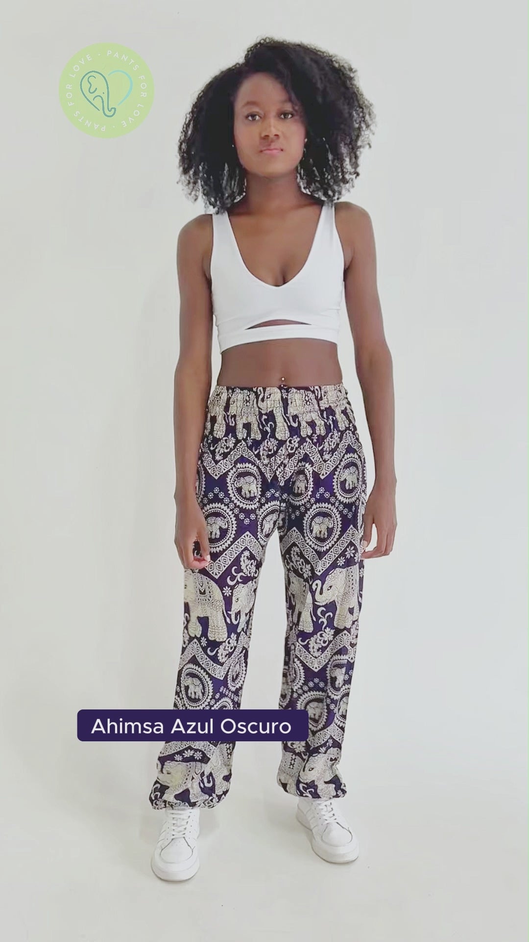 Pantalon Ahimsa Azul Oscuro