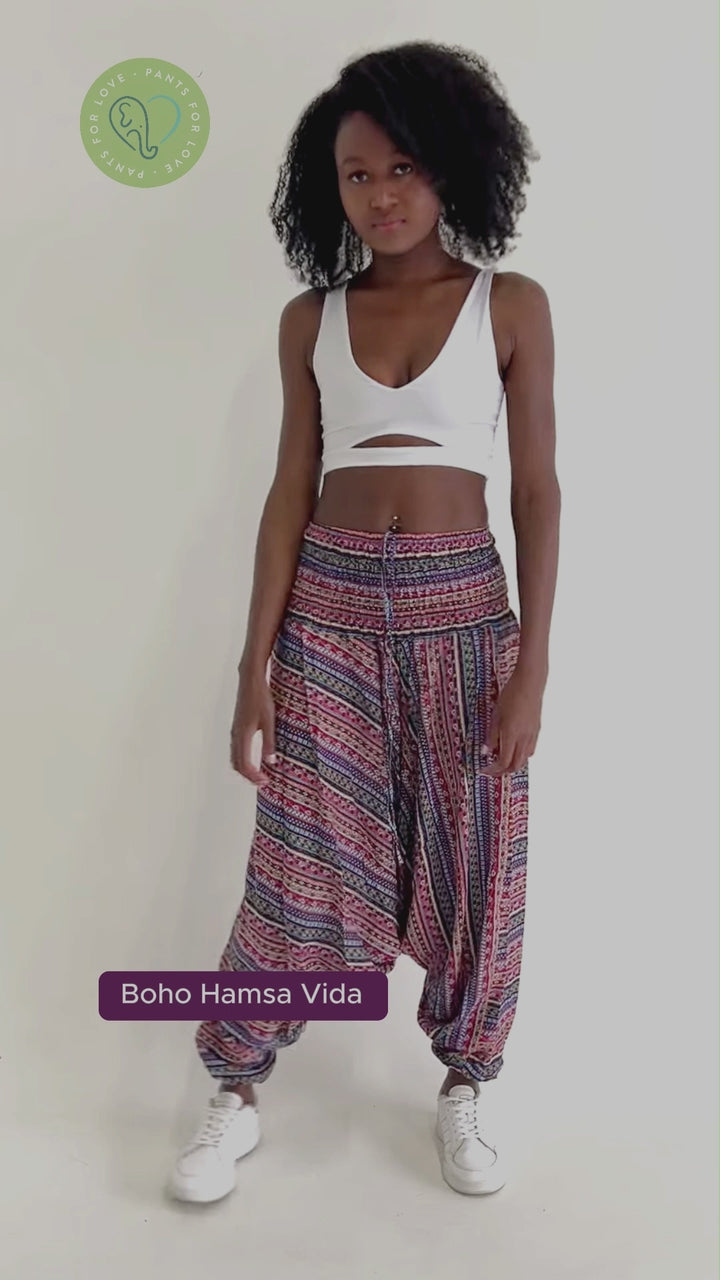 Pantalón Boho Hamsa Vida
