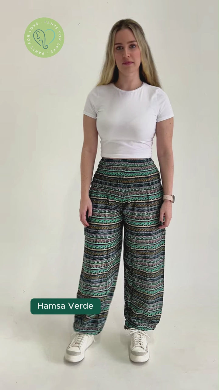 Pantalón Hamsa Verde