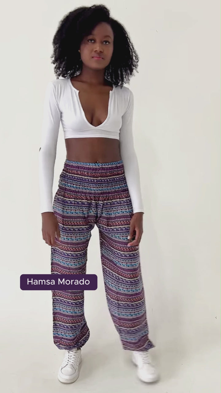 Pantalón Hamsa Morada