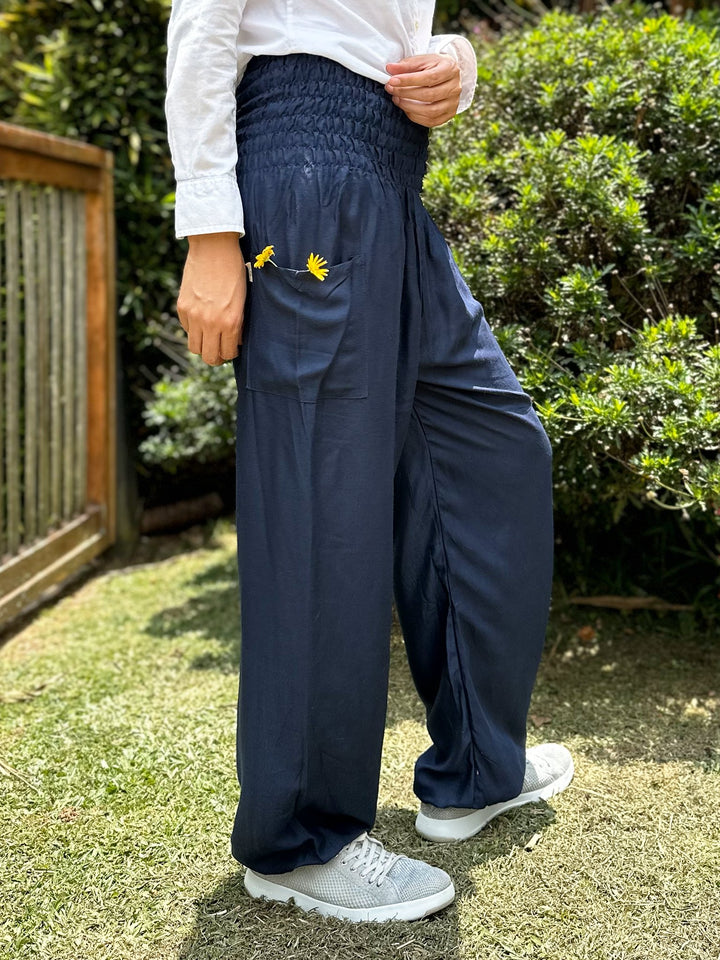 Vana Azul Oscuro - Pantsforlove Pantalones anchos, pantalones yoga