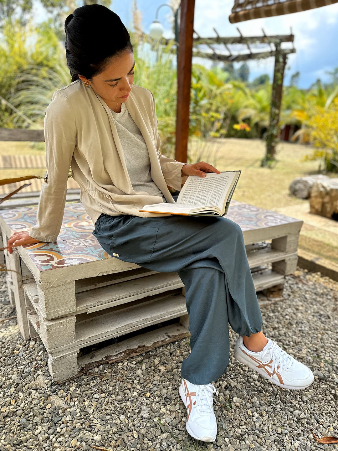 Vana Gris - Pantsforlove Pantalones anchos, pantalones yoga