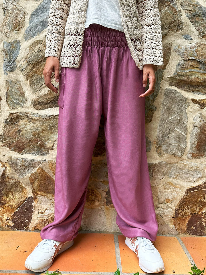 Vana Magenta - Pantsforlove Pantalones anchos, pantalones yoga