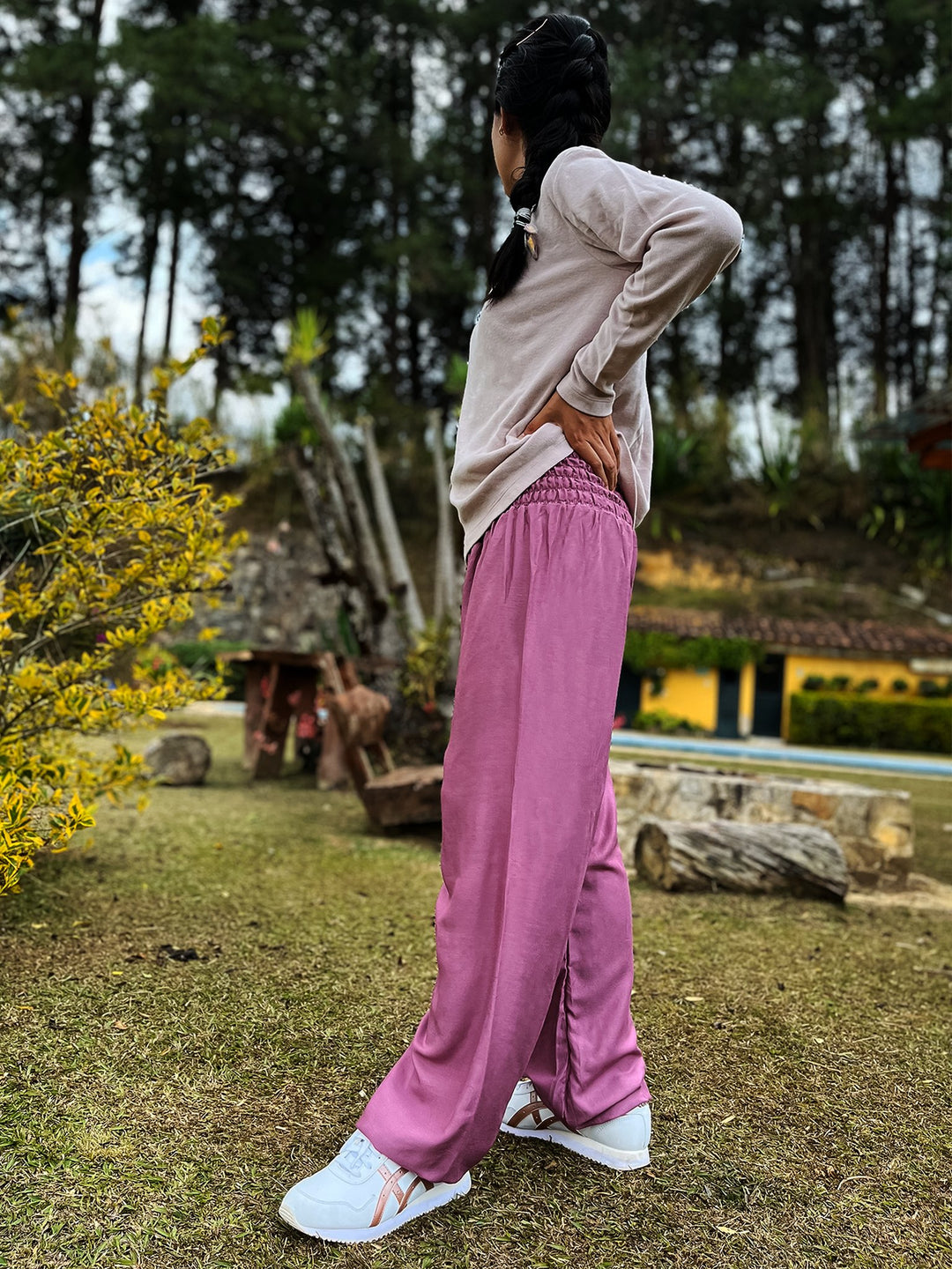 Vana Magenta - Pantsforlove Pantalones anchos, pantalones yoga
