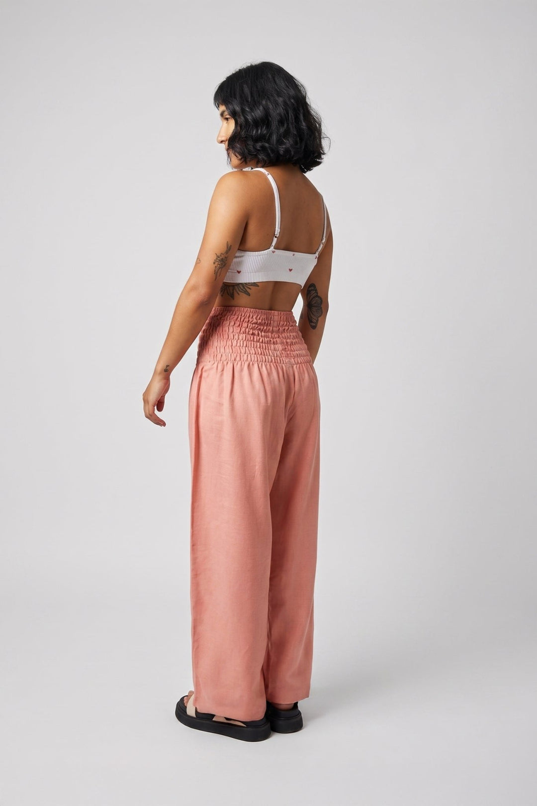 Vana Old Rose - Pantsforlove Pantalones anchos, pantalones yoga