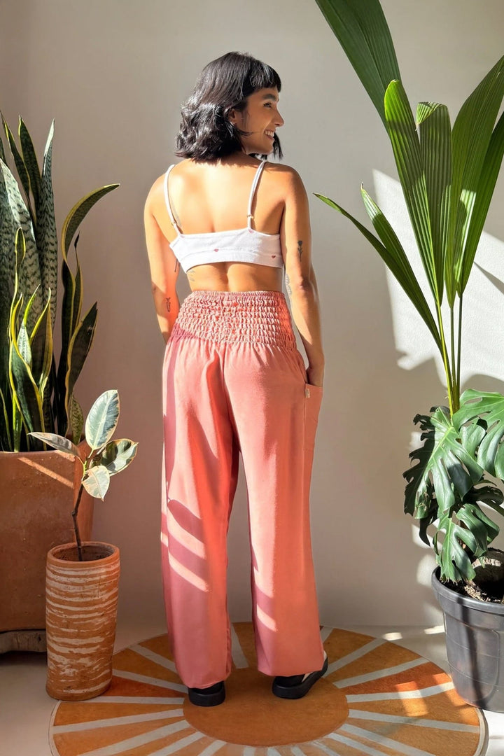 Vana Old Rose - Pantsforlove Pantalones anchos, pantalones yoga
