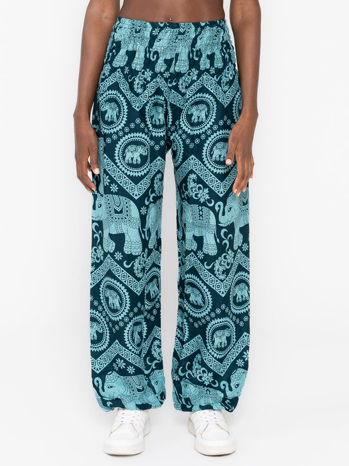 Ahimsa Azul Menta - Pantsforlove Pantalones anchos, pantalones yoga