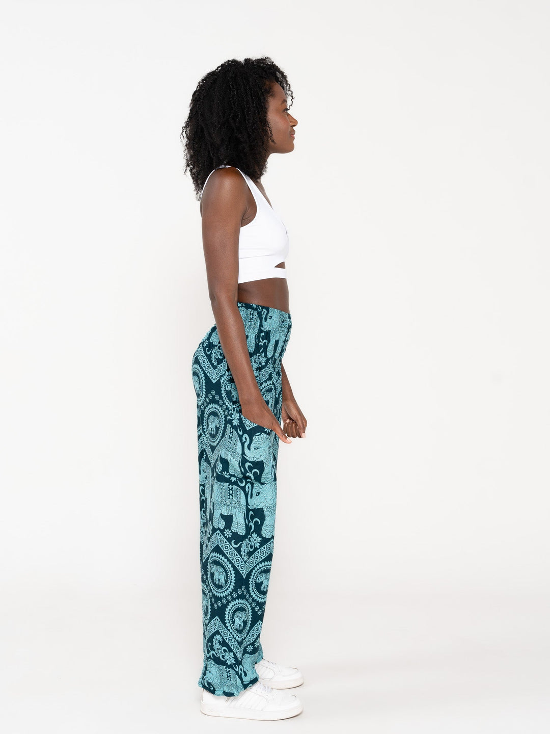 Ahimsa Azul Menta - Pantsforlove Pantalones anchos, pantalones yoga