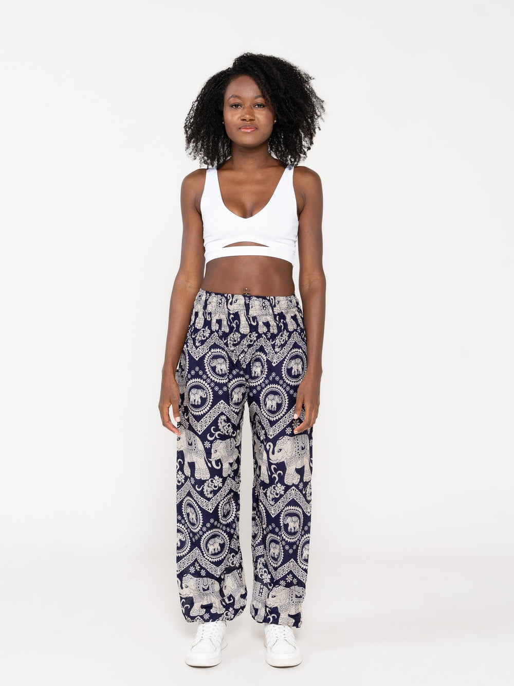 Ahimsa Azul Oscuro - Pantsforlove Pantalones anchos, pantalones yoga