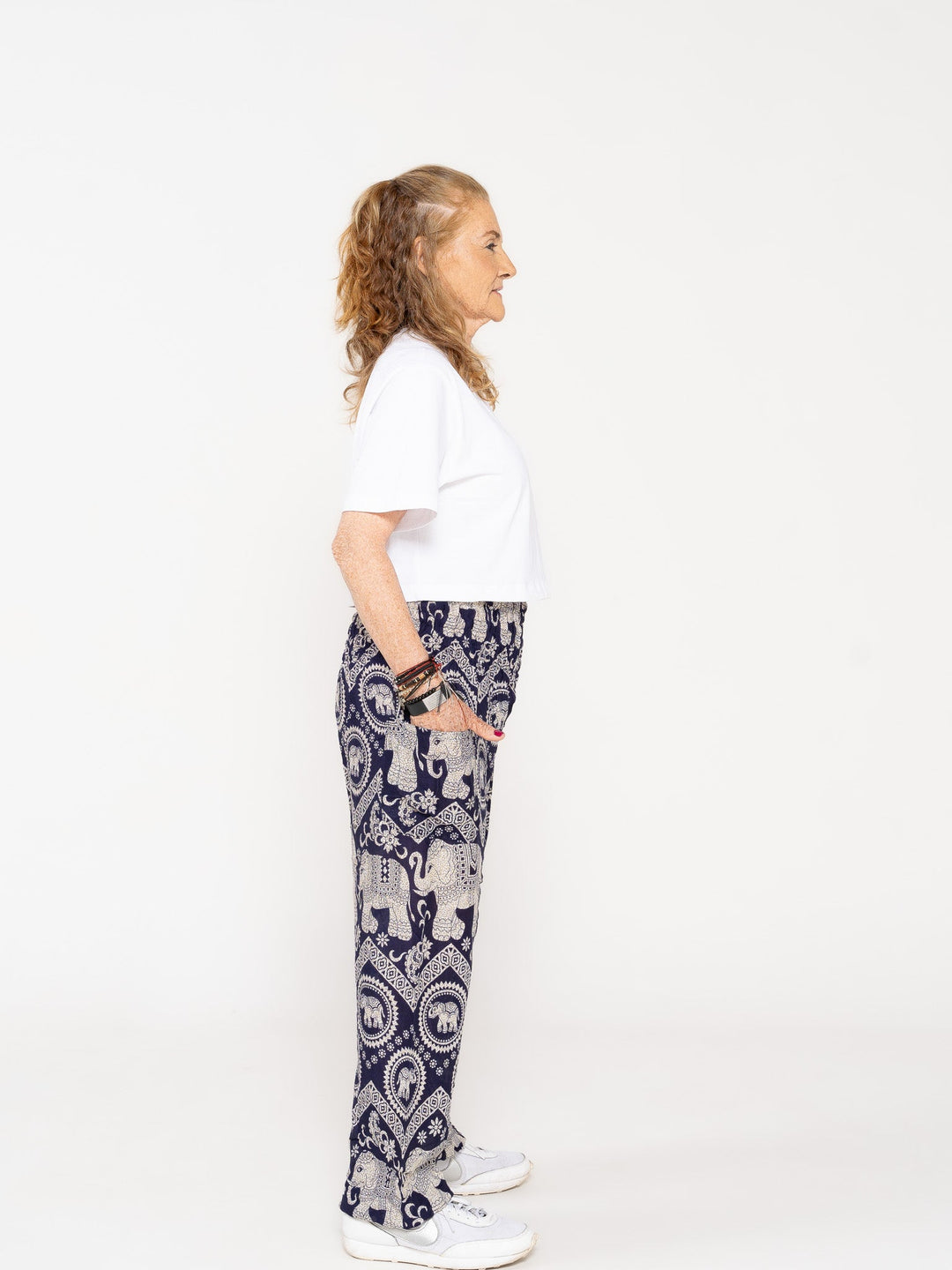 Ahimsa Azul Oscuro - Pantsforlove Pantalones anchos, pantalones yoga