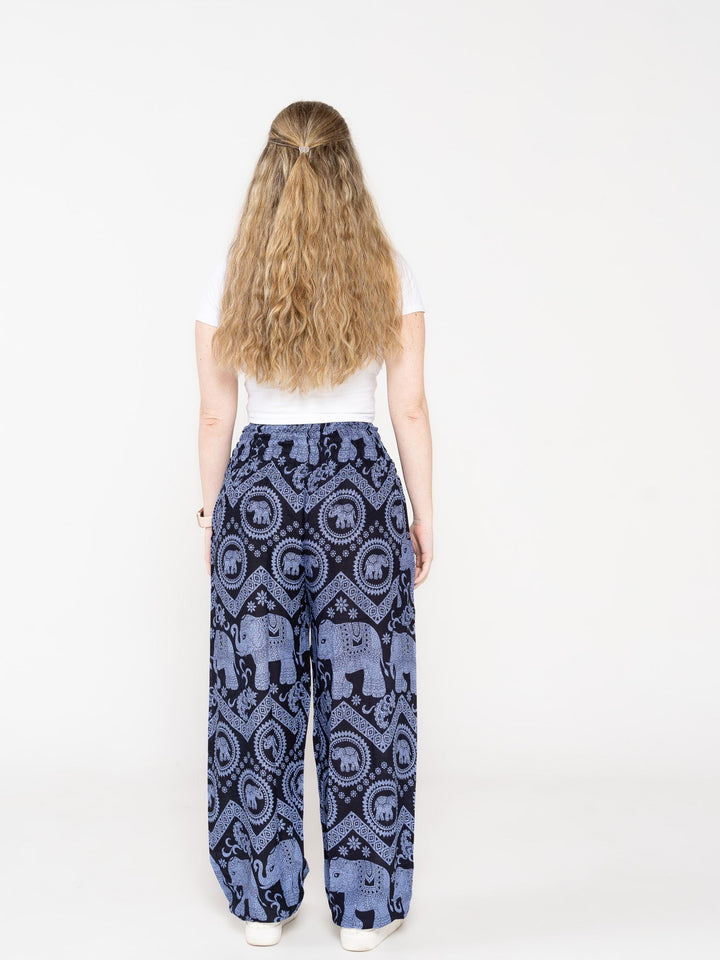 Ahimsa Gris Azulado - Pantsforlove Pantalones anchos, pantalones yoga