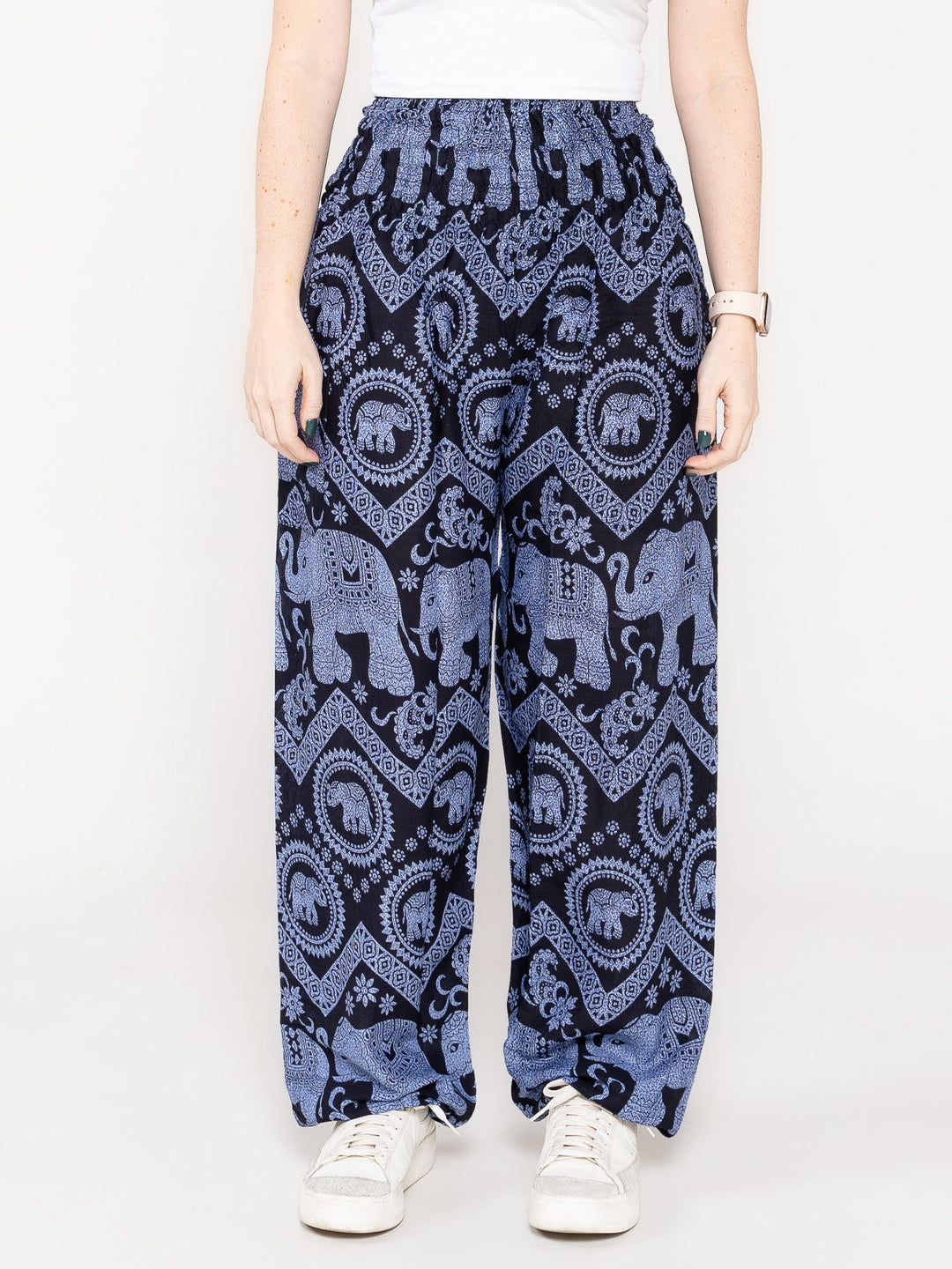 Ahimsa Gris Azulado - Pantsforlove Pantalones anchos, pantalones yoga