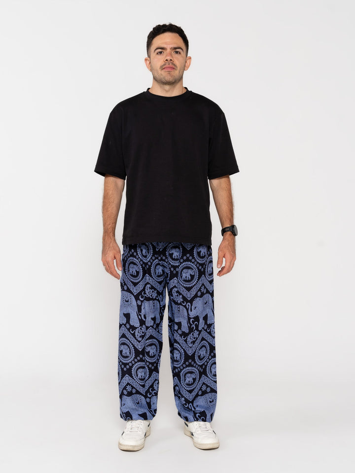 Ahimsa Gris Azulado - Pantsforlove Pantalones anchos, pantalones yoga