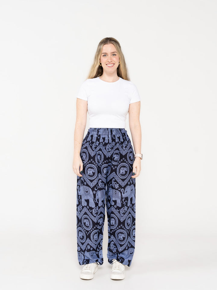Ahimsa Gris Azulado - Pantsforlove Pantalones anchos, pantalones yoga