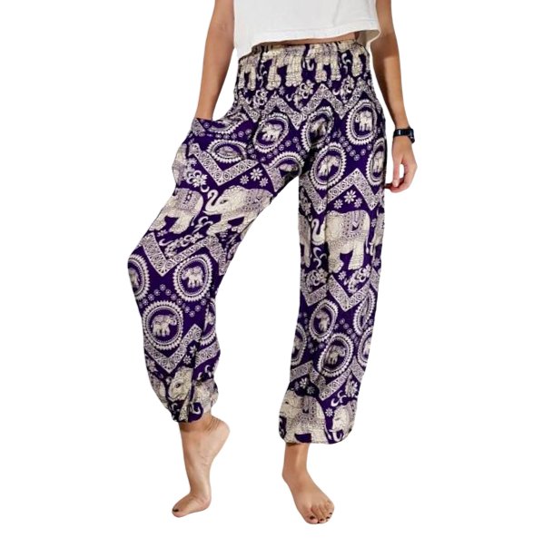 Ahimsa Morado - Pantsforlove Pantalones anchos, pantalones yoga