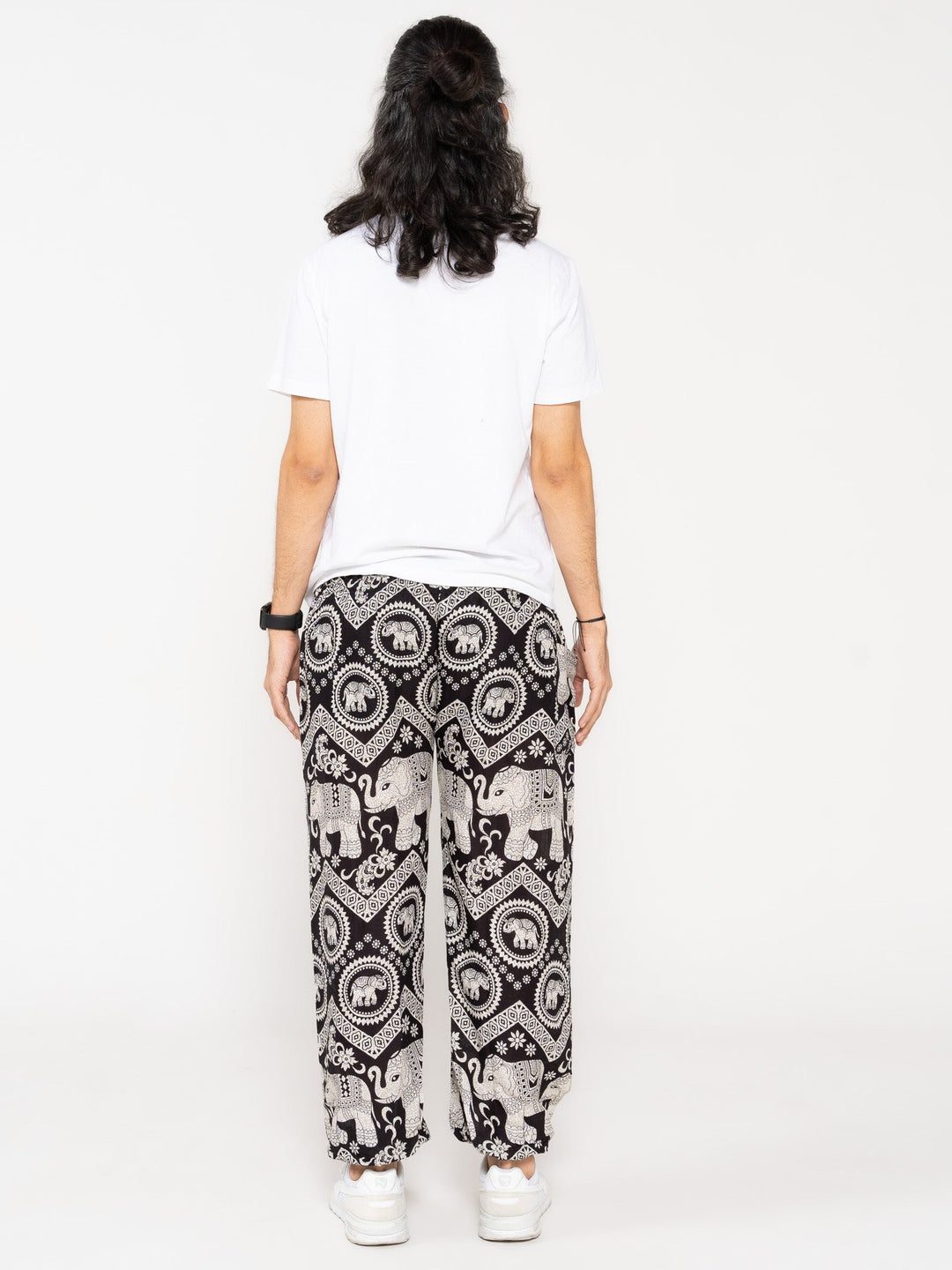 Ahimsa Negro - Pantsforlove Pantalones anchos, pantalones yoga