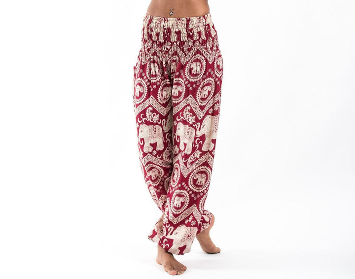 Ahimsa Rojo - Pantsforlove Pantalones anchos, pantalones yoga