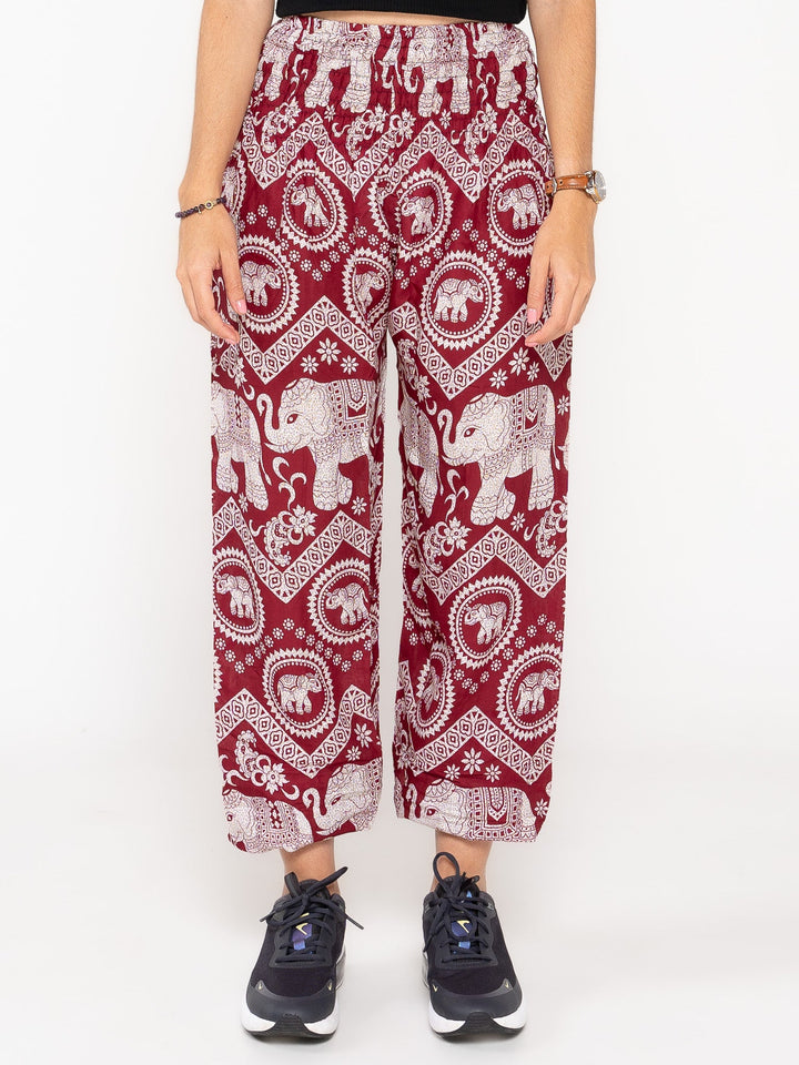 Ahimsa Rojo - Pantsforlove Pantalones anchos, pantalones yoga