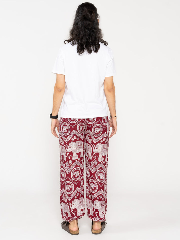 Ahimsa Rojo - Pantsforlove Pantalones anchos, pantalones yoga