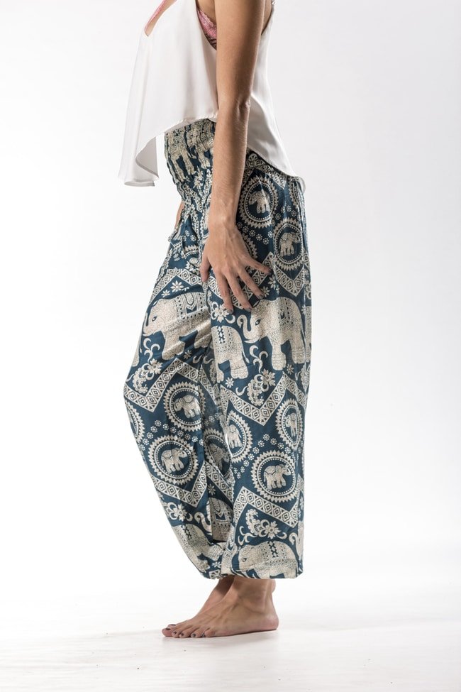 Ahimsa Verde - Pantsforlove Pantalones anchos, pantalones yoga