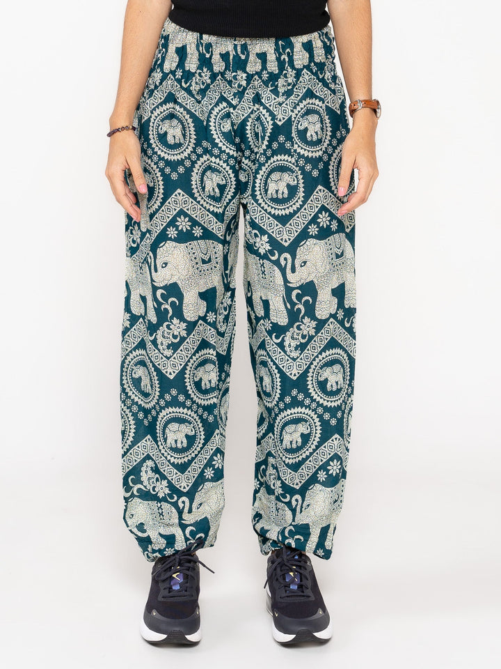 Ahimsa Verde - Pantsforlove Pantalones anchos, pantalones yoga