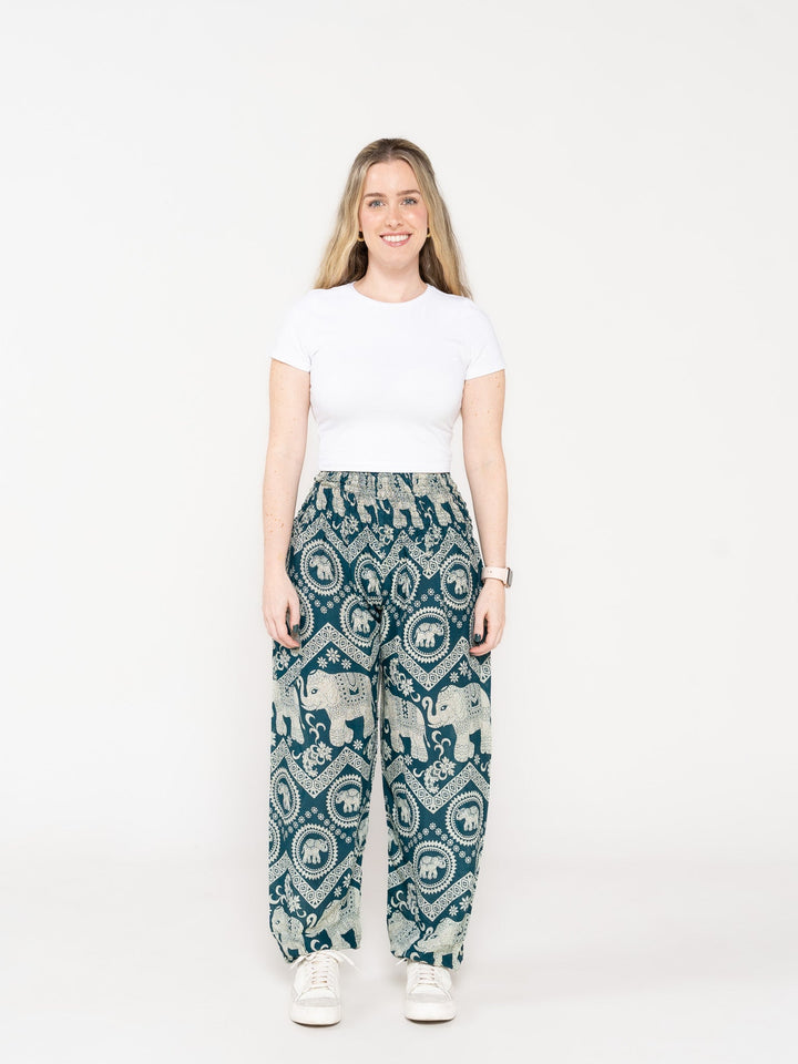 Ahimsa Verde - Pantsforlove Pantalones anchos, pantalones yoga
