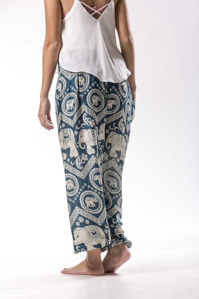 Ahimsa Verde - Pantsforlove Pantalones anchos, pantalones yoga