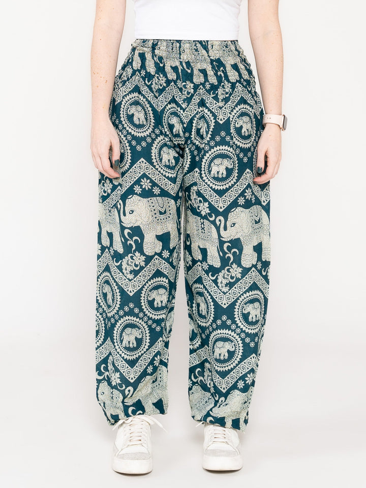 Ahimsa Verde - Pantsforlove Pantalones anchos, pantalones yoga