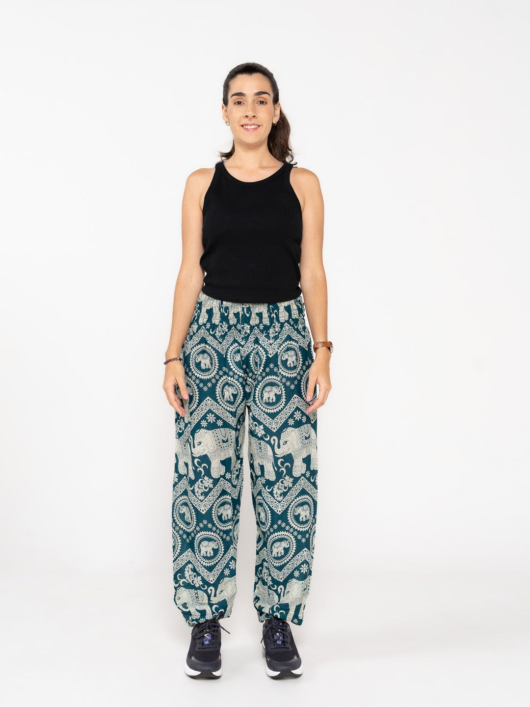 Ahimsa Verde - Pantsforlove Pantalones anchos, pantalones yoga