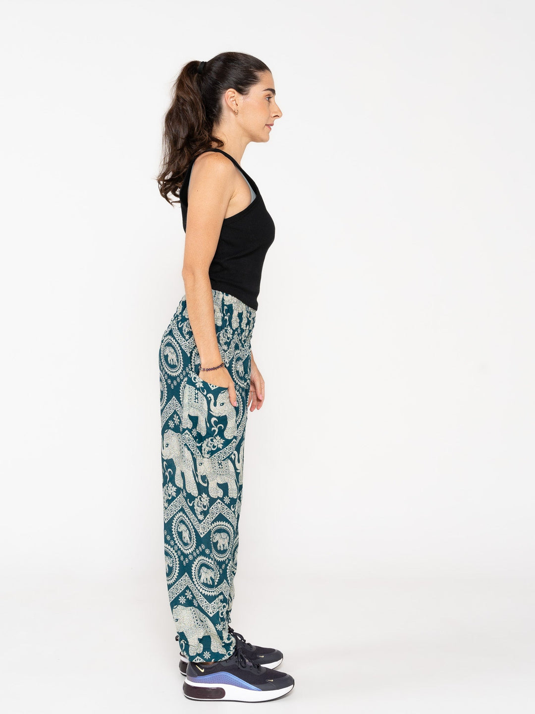 Ahimsa Verde - Pantsforlove Pantalones anchos, pantalones yoga