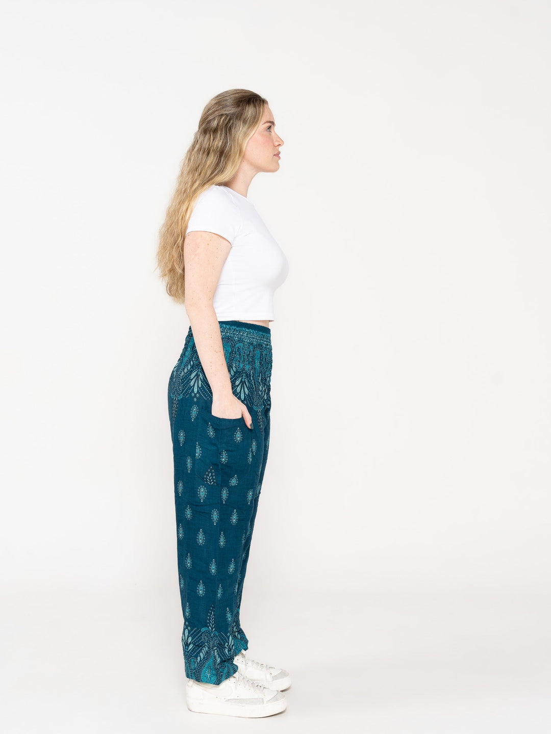 Chaba Verde Azul - Pantsforlove Pantalones anchos, pantalones yoga