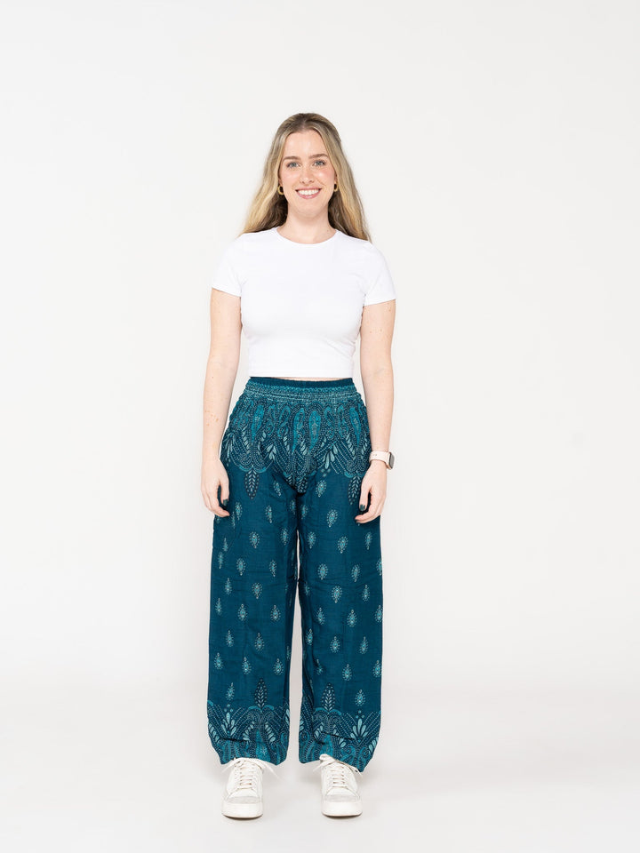 Chaba Verde Azul - Pantsforlove Pantalones anchos, pantalones yoga