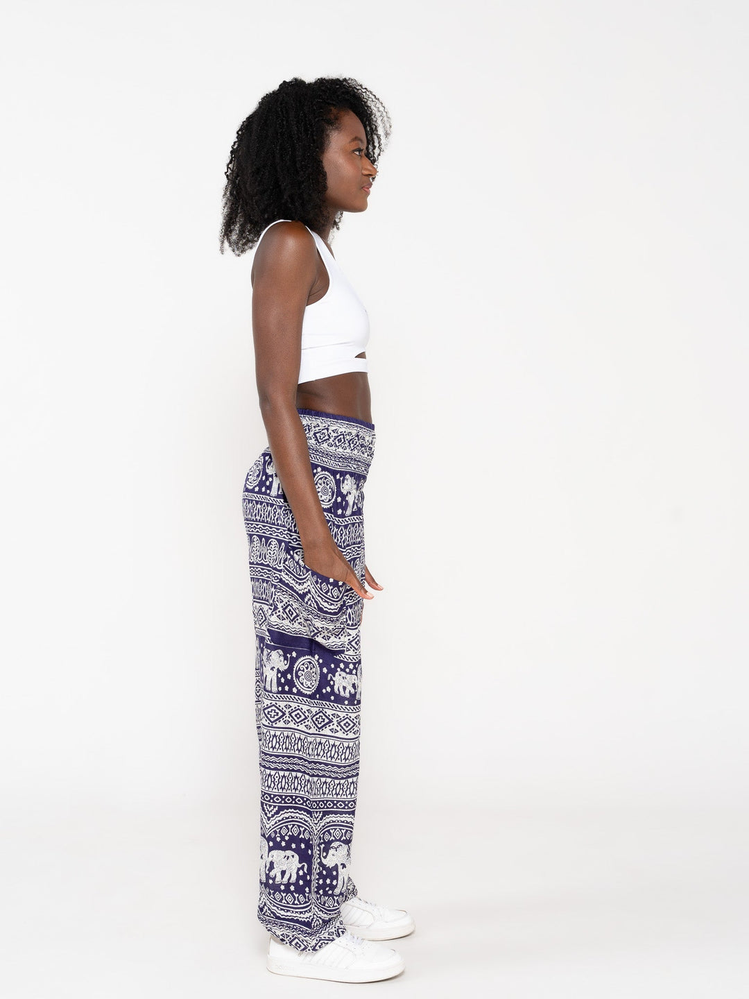 Chakra Azul Oscuro - Pantsforlove Pantalones anchos, pantalones yoga