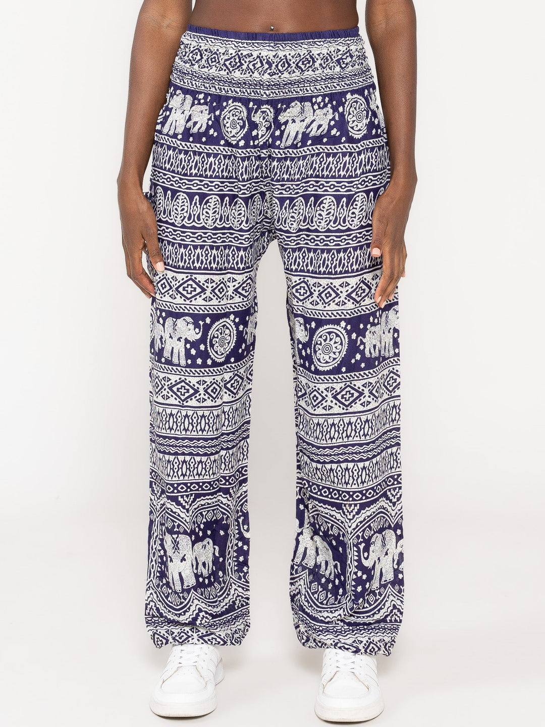Chakra Azul Oscuro - Pantsforlove Pantalones anchos, pantalones yoga